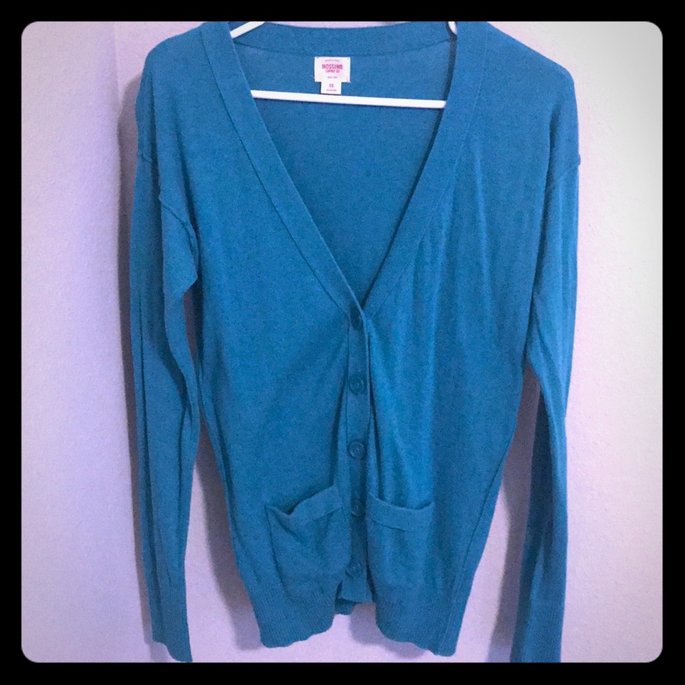 Mossimo Turquoise Cardigan